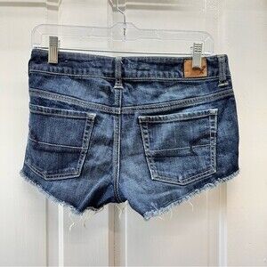 American Eagle stretch denim jean shorts women's 4